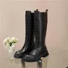 2023 Дизайнерская территория Flat High Ranger Boots Iconic Brand Women Angle Boot Laureate Platform Platm