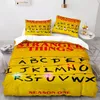 Beddengoed sets Stranger Things Set single twin full queen king size bed aldult Kid slaapkamer 011 230510