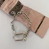 Связанные браслеты Livvy Thai Silver Color Bracelet C-форма для женщин Fashion Vintage Punk Уникальные дизайнерские ювелирные изделия подарки