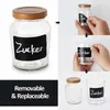 Notepads 120Pcs Blackboard Stickers Label Reusable DIY Writable for kitchen Jars Removable Waterproof Chalkboard Labels sticker 230510