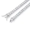 Sale Fashion Jewelry Gold Plated 925 Sterling Silver 4mm Wide D/vvs Moissanite Tennis Chain Necklace