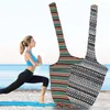 Bolsas de noite Moda Yoga Mat Bag de vestuário resistente a pilates mochila mochila espessada impressão respirável à prova de arranhões para dança de exercício