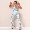 Yoga Outfits Colorful Printing Seamless Yoga Set Workout Clothes for Women Sportswear Leggings Bra Mujer Plus Size Sport Set Women Outfit AA230509
