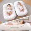 Bassinets Cradles Infant Nest Bed Baby Crib Nest 80x50cm leżak urodzony śpiąca 230510