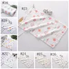 Baby Towels 100% Cotton Gauze Newborn Burp Cloths Muslin Baby Face Towels Baby Bath Wrap Infant Boys Girls Washcloth 30 Designs 10pcs DW4154