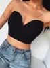 Womens Tanks Camis Insta Sexy Spaghetti Strap Cami Slim Cropped Top Women Summer Casual Backless Skinny Black Streetwear Sleeveless Camisole 230509