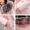 Женские траншевые пальто плюс размер длинная куртка для женщин, хорошая зимняя парка мухер с капюшоном с меховым воротником, корейский стиль стройная тепло
