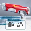 Zand speel waterplezier Ungh Water Gun Automatische inductie Water Absorberen Summer Electric Burst Water Gun Beach Buiten Water Fight Toys Gift