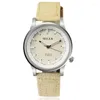 Orologi da polso Miler Orologi da donna Cinturino in pelle Quarzo Moda Casual Donna Montres Femmes Horloge Dames