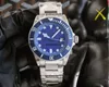 Armbandsur Cronos Diver Watch 42mm Blue Dial BB58 Vintage Sapphire Glass PT5000/SW200 Automatisk rörelse BGW-9 Lume 50m Vattenbeständig