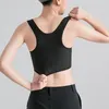 Womens Shapers Women Breathable Chest Breast Binder Side Buckle Short Vest Tops Underwear Tank Wireless Wrap Bandage 230509