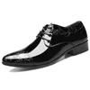 Vestido sapatos de couro homens respirável formal luxo negócios oxford masculino escritório casamento apartamentos calçado mocassin homme 230510