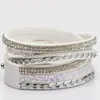 Urok Bracelets 1 PC/LOT 2023 Przyjazd cekiny łańcuchowe bransoletka bransoletka skórzana bransoletka