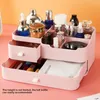 Förvaringslådor Makeup Organizer Drawer Multi-Layer Cosmetic Box Case Large Capacity Skincare Lipsticks Organizers Dorm