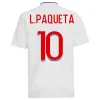 L.Paqueta 축구 유니폼 22 23 24 Maillot de Foot Tete ol 4th Blue Aouar Tagliafico Football Shirts 2022 2023 2024 Traore 남자 아이 키트 장비 리옹