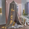 Crib Netting Mosquito Net Baby Crib Canopy Hung Dome Tent Bedding Boys Girls Children Play Tent House Kids Bed Canopy Curtain Room Decoration 230510
