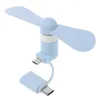 2in1 Type C Micro USB Mini Fan Radiator For Samsung Xiaomi Huawei HTC Phone Mini Portable Mobile Phone Small Fan