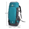 Backpacking Packs 65l unisex travel backpack waterproof dwear water wear-resistant breathable bag outdoor hiking camping large-capacity mountaineering P230510