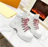 2023 디자이너 파리 루비 플랫 레인저 하이 부츠 Beaubourg Ankle 부츠 송아지 송아지 chunky Martin Winter Shoes Laureate Platform Desert Lace-Up SN