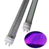G13 BASE UV Blacklight T8 LED-rörljus 2ft 3ft 4F T5ft UV 390-405NM G13 2 PIN-PIN DUBBEL-SKULD 85-265VAC-Fluorescerande ersättningslampor Oemled