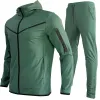 Cienkie technologie polar Mens Designer Designer Stupy Dwuczęściowy zestaw sportowe spodnie dresowe z bluzy z kapturem z długim rękawem na wiosenną jesień 3xl męskie odzież