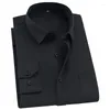 Camisas de vestido masculinas 8xl 7xl 6xl 5xl Men camisa de mangas compridas Business Business Tarra