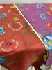 Écharpe longue pour femmes foulards double couche 100% soie sergé matière fine et douce impression lettre fleurs motif taille 180cm -26cm