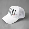 Moda biała designer baseballowa luksusowy hat na plażowy liter wielokolorowy haft haftowany amirs mens cappello kreatywny sport oddychanie ciężarówek hats pj032 c23