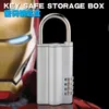 Nyckel Safe Storage Organizer Box med kodkombination Lock Security Secret Stash 4-Digital Safety Locker Safes for Home Cabinet