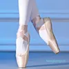 Sandales Ballet Pointe Chaussures Filles Dames Ruban Performance Pratique Danse Avec Des Rubans
