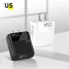 Schnelle schnelle Telefonladegeräte 25W PD Typ C Eu US AC Home Travel USB C Wandladegerät Netzteile für IPhone 12 13 14 15 Pro Max Samsung Htc mit BOX B1