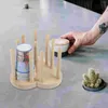 Zestawy naczyń stołowych stojak na kubek papierowy stojak jednorazowy stojak 3-siecikowy organizator Mason Lid