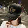 Hat Kids Korean Fashion Versatile Duck Tongue Hat Net Red Spring and Autumn Sunshade Sun Hat Fashion Little Bee Drill baseball cap