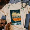 Damen TShirt Palestine T-Shirt Designer Grafik T-Shirts weiblich Comic 2000er Kleidung 230510