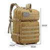 Backpackpakketten 50L Militaire tactische rugzak voor mannen Waterdicht water Grote capaciteit Zakken Outdoor Sport Wandelen Camping Hunting Trekking Backpacks P230510