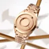 손목 시계 EUTOUR Gold Magnetic Watch Men 고급 패션 쿼츠 마그네트 볼 방수 남성 손목 시계 남성 시계 relogio