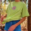 T-shirt da donna Usa i giorni di pioggia per crescere T-shirt verde chiaro carino da ragazza Ins Fashion Summer Casual Y2K Style Top Donna Camicia oversize allentata T230510