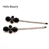 Hair Clips & Barrettes 1 Pair Korean Fashion Diamante Accessories Trendy Rhinestone Crystal Stone Luxury Bow Clip For Women