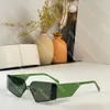 Mens personliga solglasögon Fashion Simple Letter Designer Solglasögon för män Oregelbunden ram Trendiga vintage solglasögon med låda