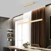 Lampes suspendues nordique LED lumières en bois pour la décoration de la maison cuisine salle à manger lampe salon suspendu éclairage intérieur pendentif