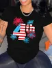 Kobiety dla kobiet Camis Woman Tops 2022 Summer Women Fashion Odzież Niedobór Oneck Charakter Y2K Aesthetic Short Sleeve Tees Graphic T -koszule Z0510