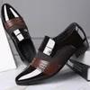 Klädskor tidigare män sko svart läder för lyx plus size party office business casual loafers zapatos de vestir hombre 230510