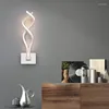 Lampy ścienne Lampa LED sypialnia łóżka Minimalistyczne badanie biurowe Ochronne wzrok Sconce El Home salon kinkiety halowe