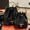 Luxury Bucket Bag Autumn and Winter New T-shaped Vegetable Basket Handbag Small Design Commuter One Shoulder Crossbody 0510