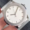 Orologi di marca di qualità AAA 3A Cinturino 45mm Uomo Vetro zaffiro Gomma con confezione regalo Orologio meccanico automatico Jason007 010