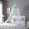 Crib Netting Baby Room Mosquito Net Kid bed curtain canopy Round Crib Netting bed tent baldachin Decoration girl bedroom accessories Dropship 230510