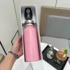 Bottiglie d'acqua color caramello di design Bottiglia sottovuoto Bicchieri Thermos in acciaio inossidabile Tazze da 500 ml con scatola