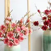 Flores decorativas Orquídea artificial grande de alta qualidade Magnolia 3D Decorações para Deco