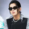 Рамки New Co Franded Wu Series Fashion's Men's Cat Eyes Sunglasses Женские маленькие очки для каркасов корейские издания тенденции