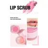 Lip Gloss Scrub 2 in 1 dubbele actie lippenstift slapen met exfoliator Moisturizer Effect Stain Peel af